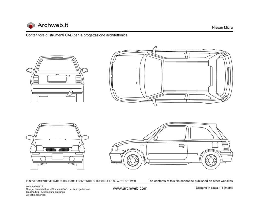 Nissan Micra dwg