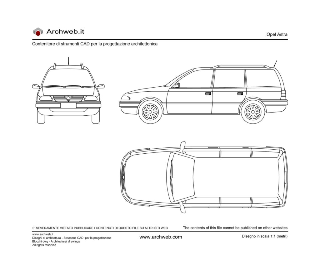Opel Astra dwg