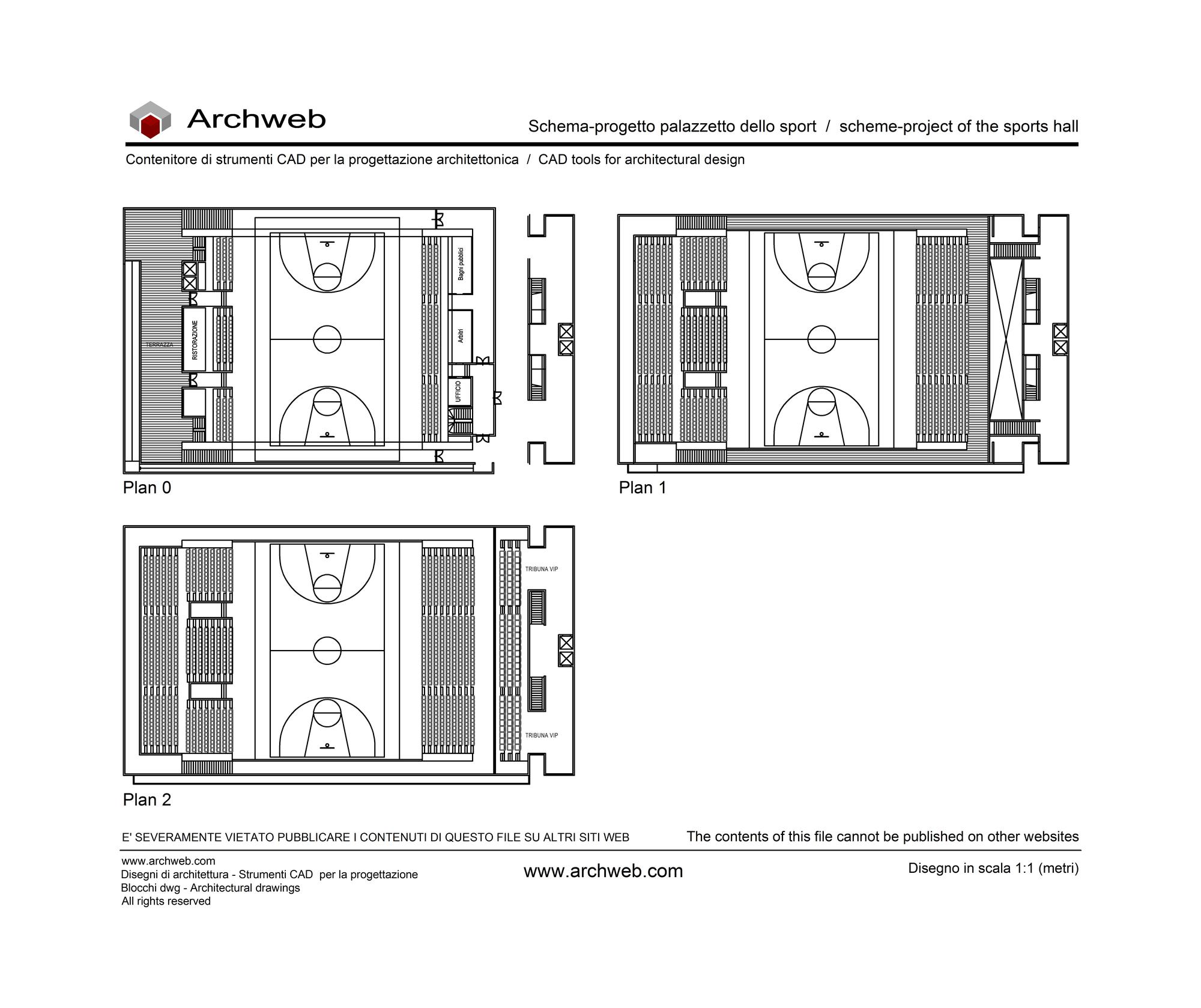 Sports hall 01 dwg Archweb