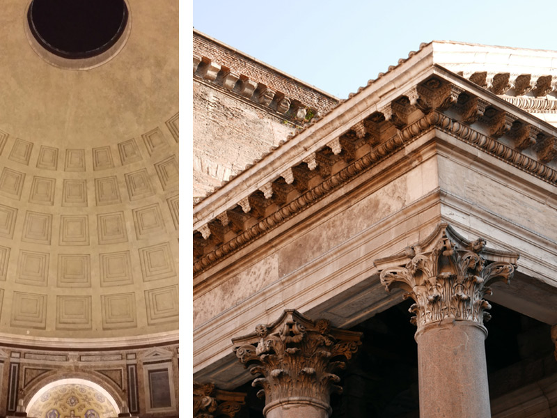 Fotografie del Pantheon a Roma