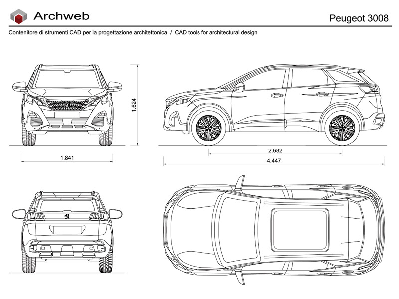 Peugeot 3008 dwg