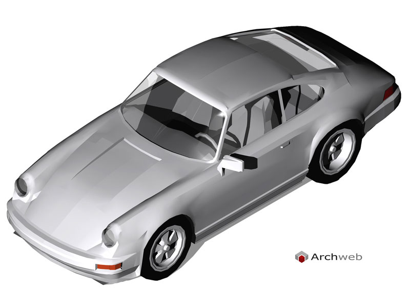 Porsche 3D dwg
