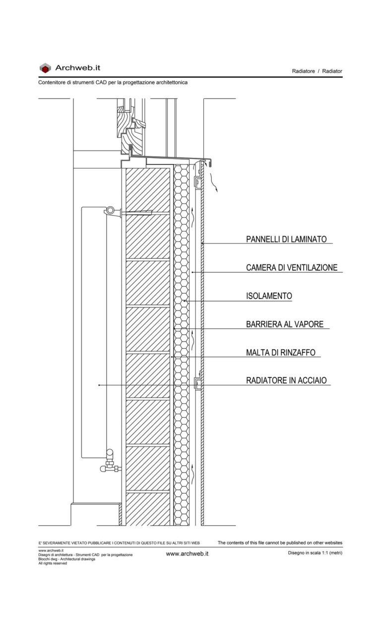 Radiatori - Termoarredo - Archweb dwg