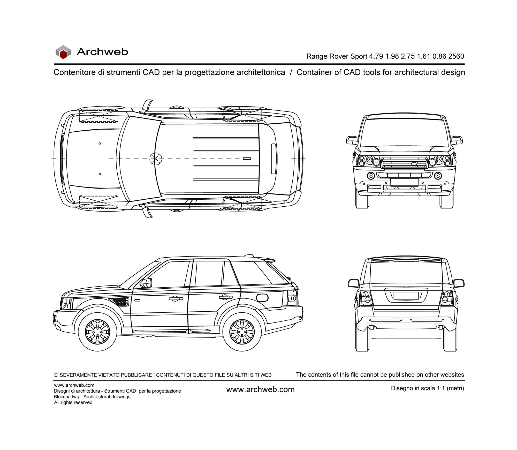 Range Rover Sport dwg