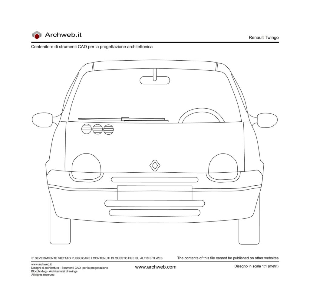 Renault Twingo dwg