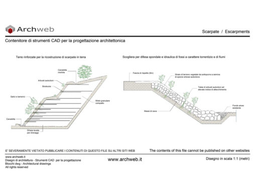 Scarpate anteprima dwg Archweb