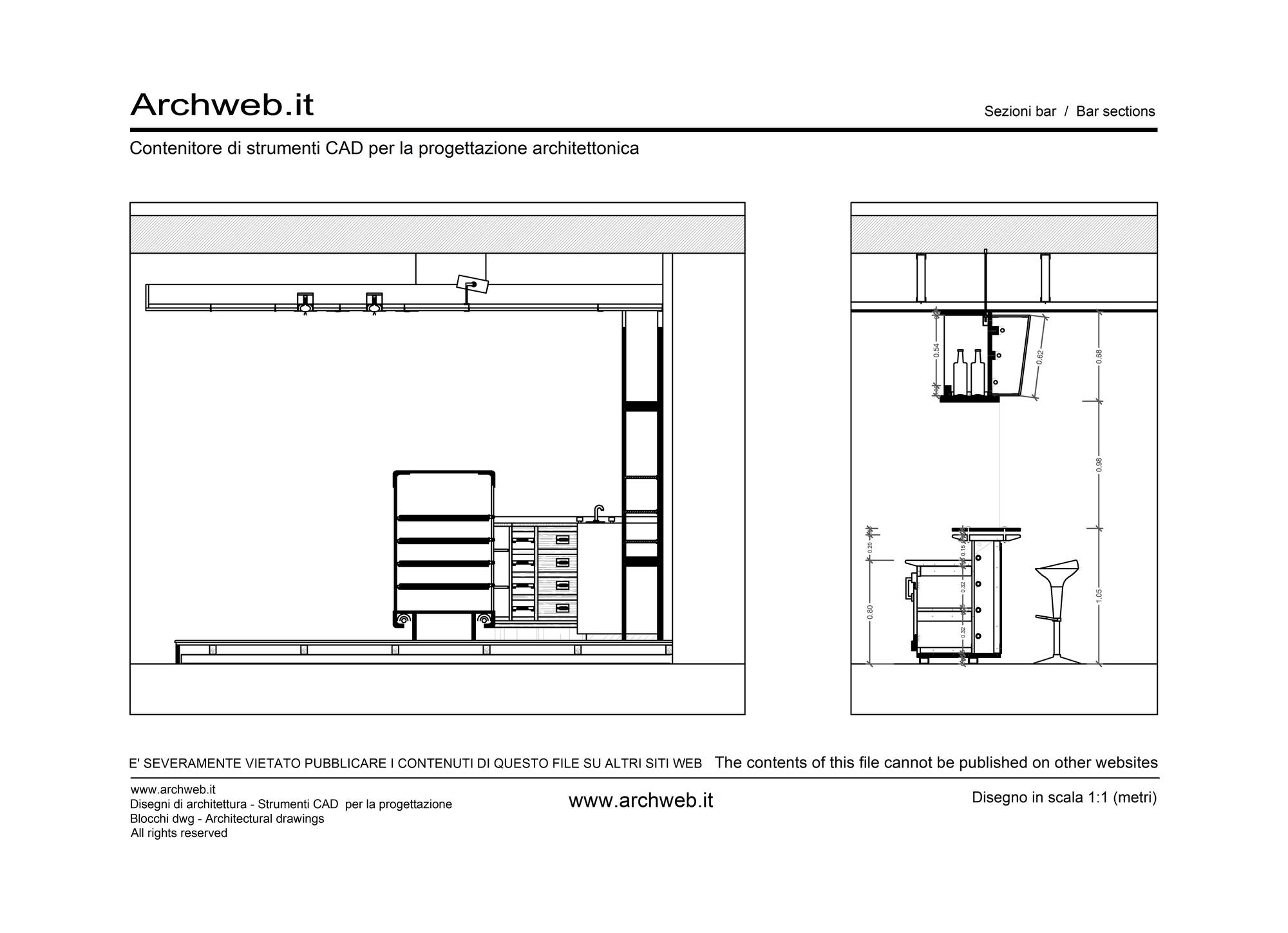 Sezione bar 01 dwg