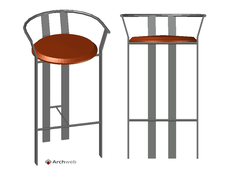 Sgabello 3D 06 dwg