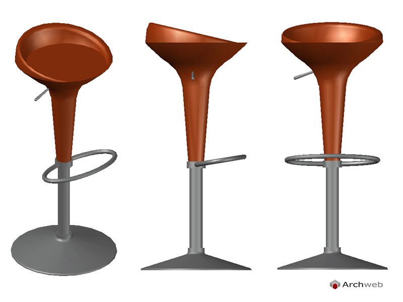 Sgabello 3D 08 dwg
