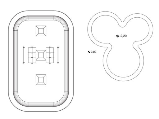 Skatepark 2D 04 cad block Archweb