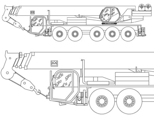 Telescopic lifts and aerial platforms - Archweb drawings