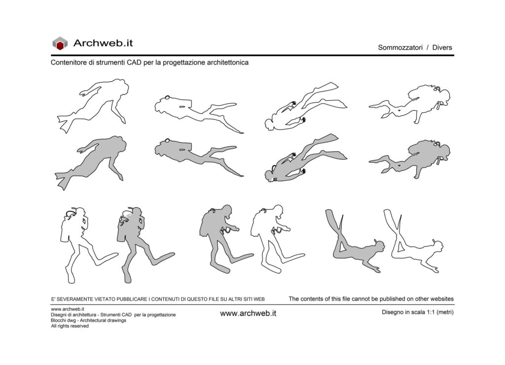 Scuba divers 04 dwg Archweb