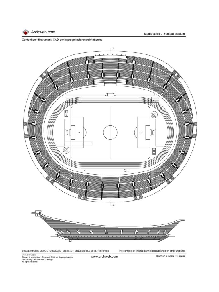 Stadio Olimpico 02 dwg Archweb