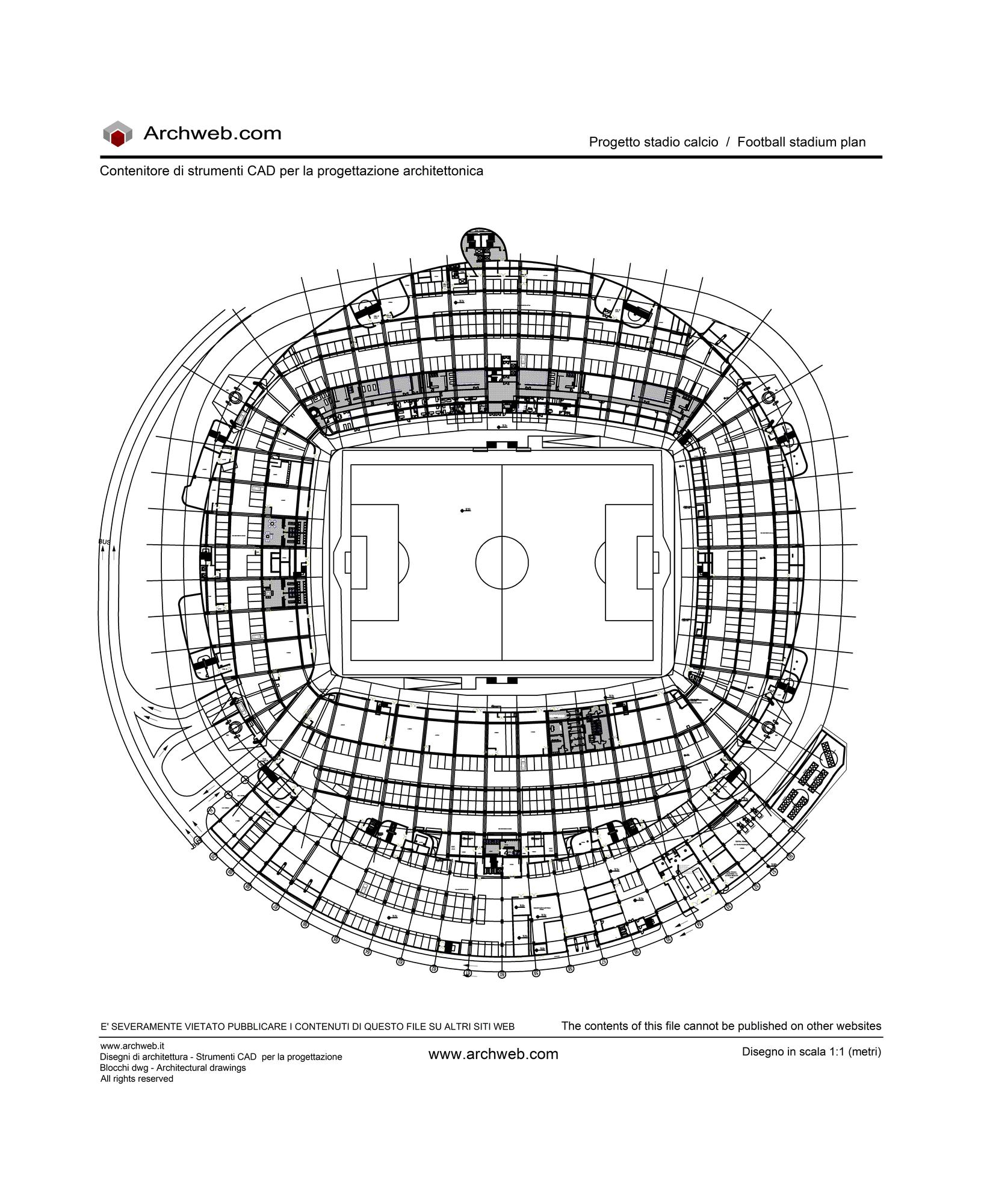 Stadio calcio 03 dwg Archweb