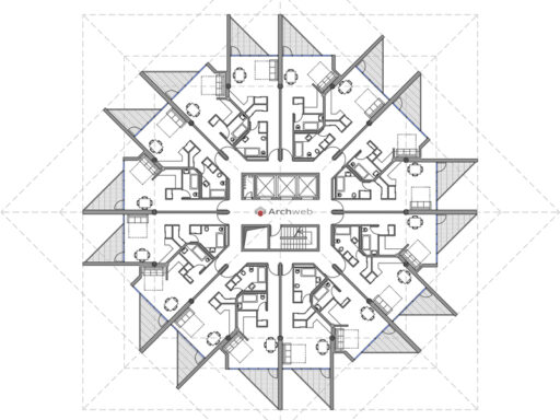 Torre residenziale 11 dwg