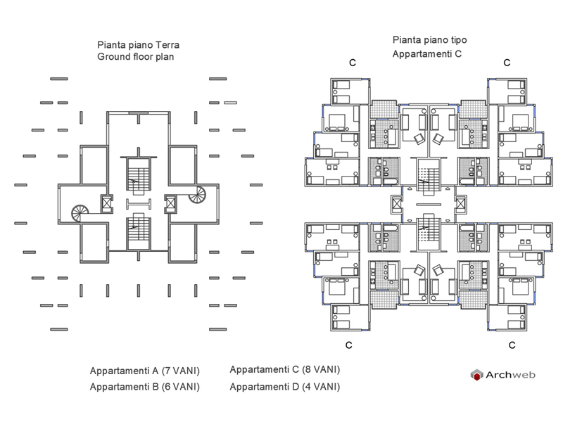 Residential tower 14 dwg