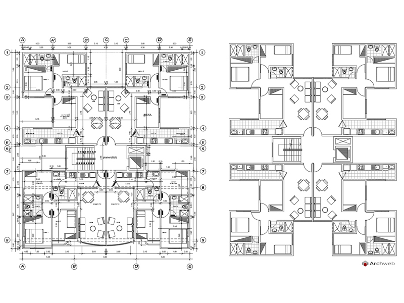 Torre residenziale 05 dwg