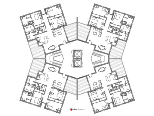 Torre residenziale 09 dwg