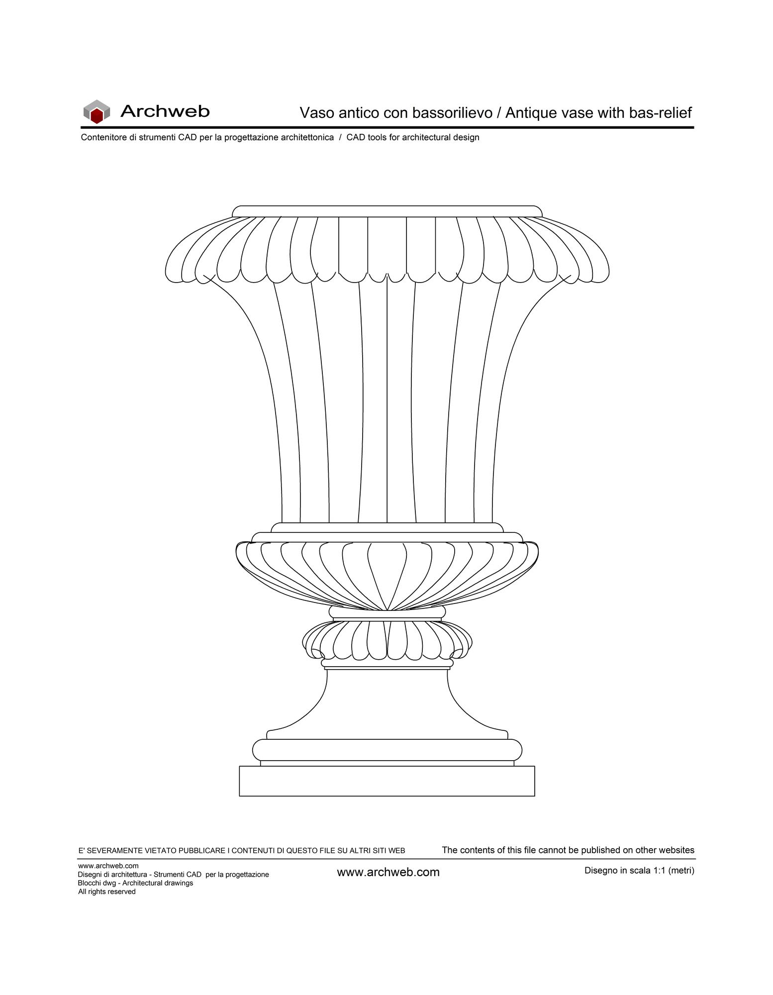 Vaso antico dwg 05