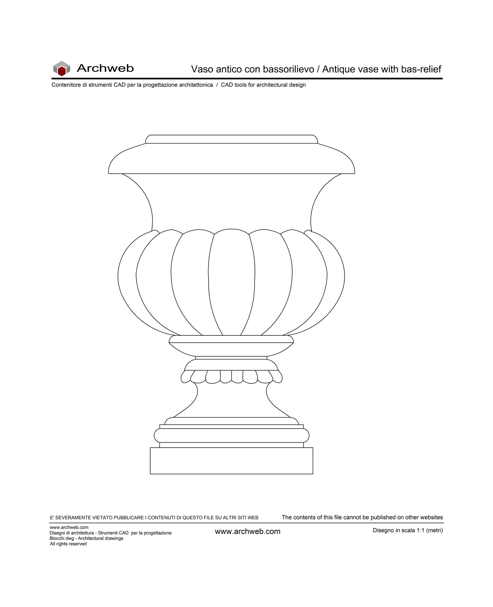 Vaso antico dwg 06