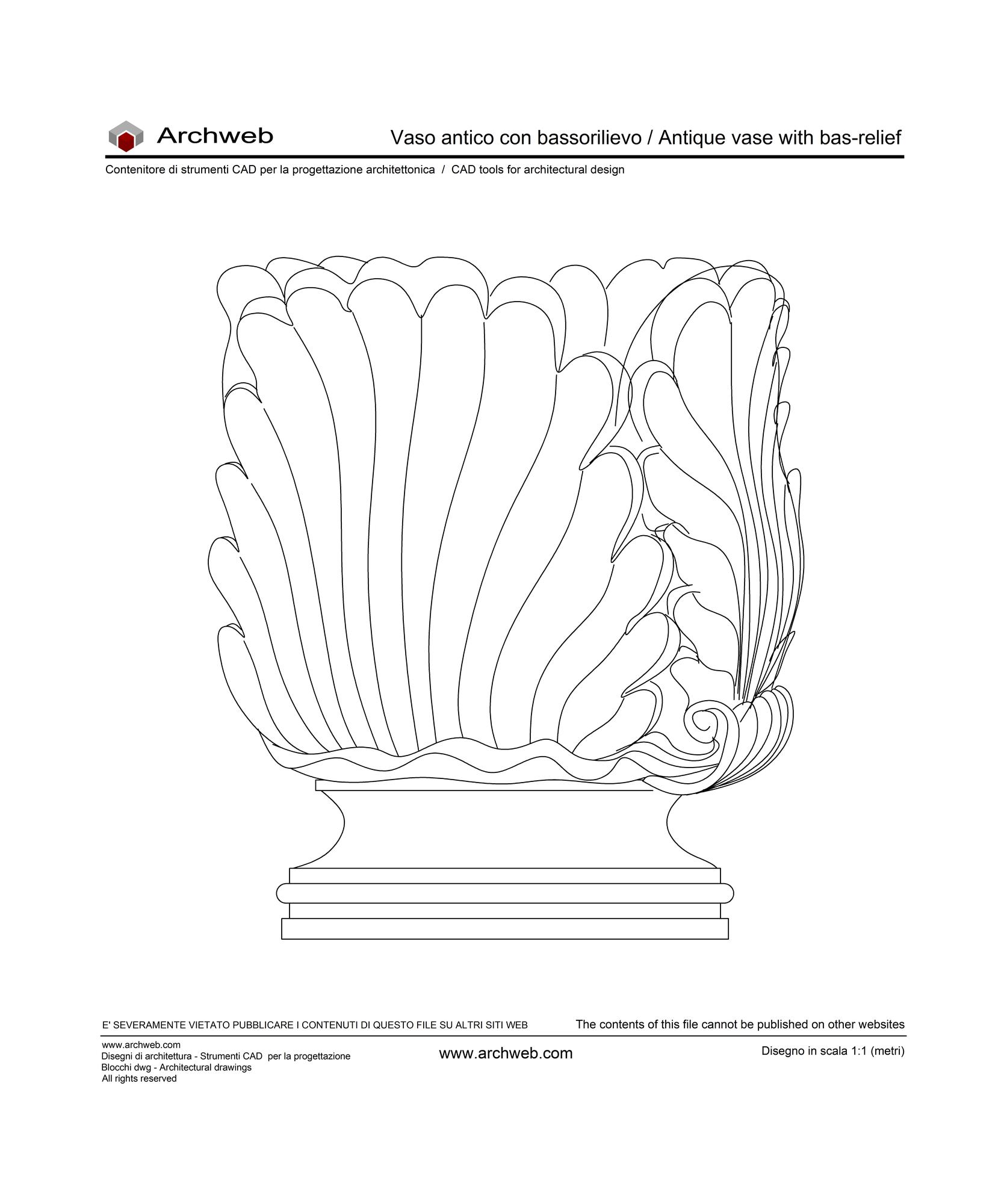 Vaso antico dwg 07