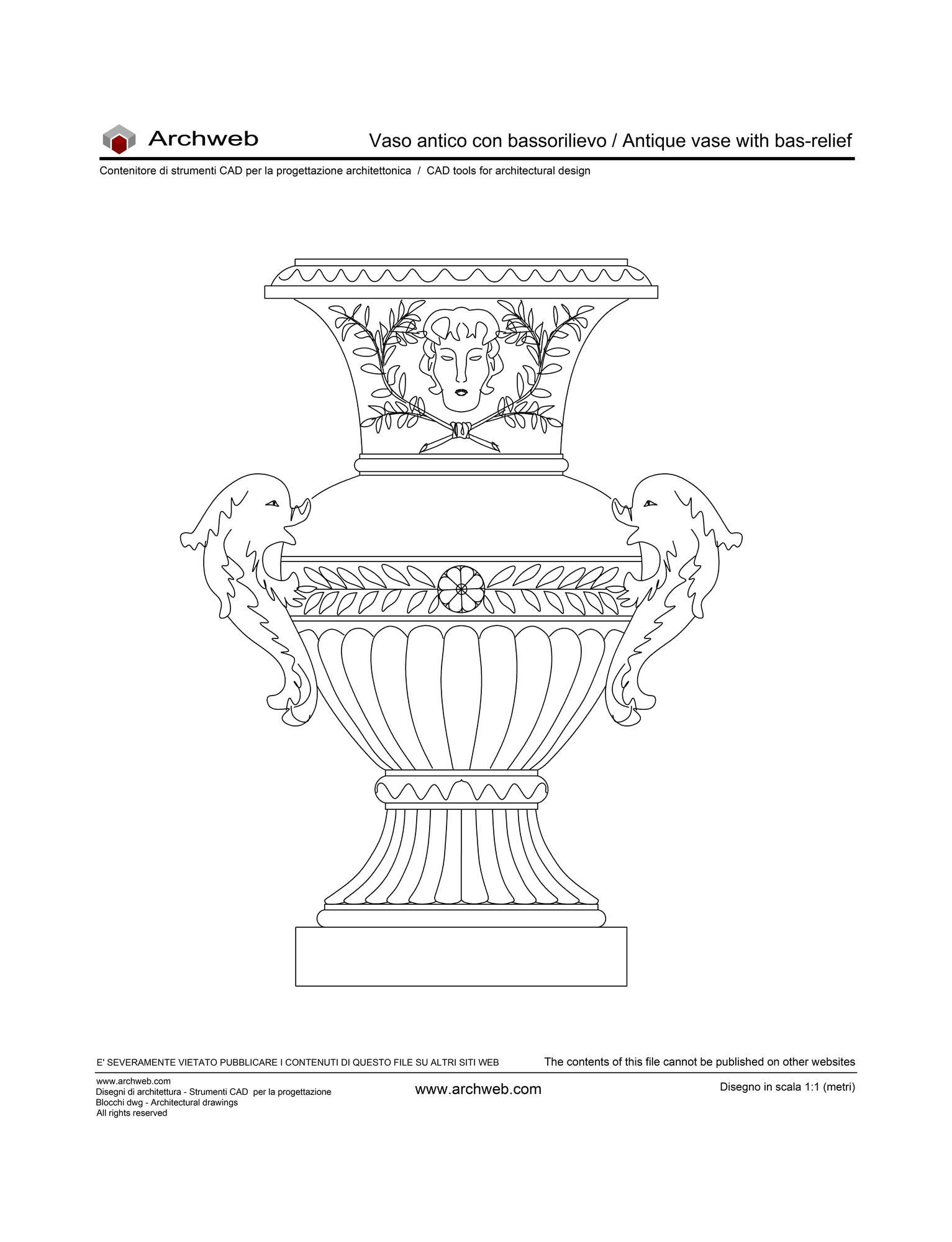 Vaso antico dwg 08