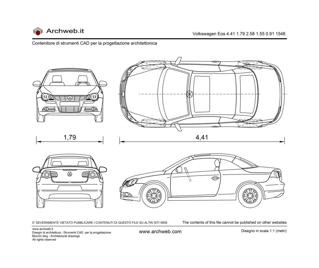 Volkswagen Eos dwg