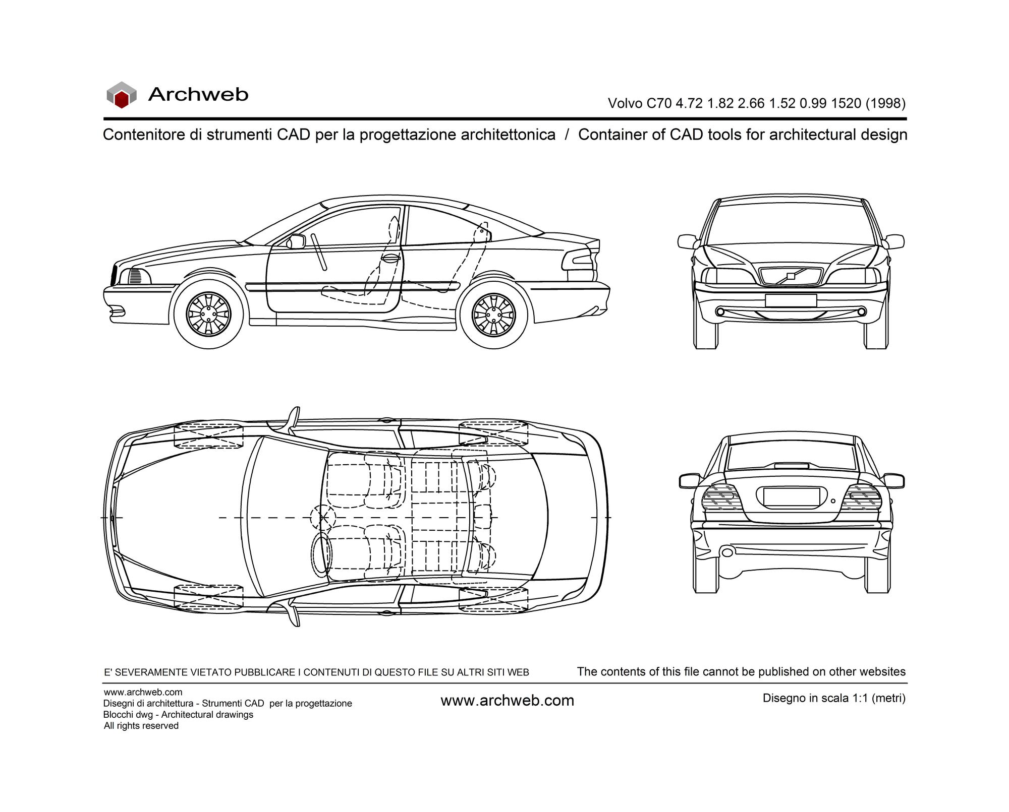 Volvo C70 dwg