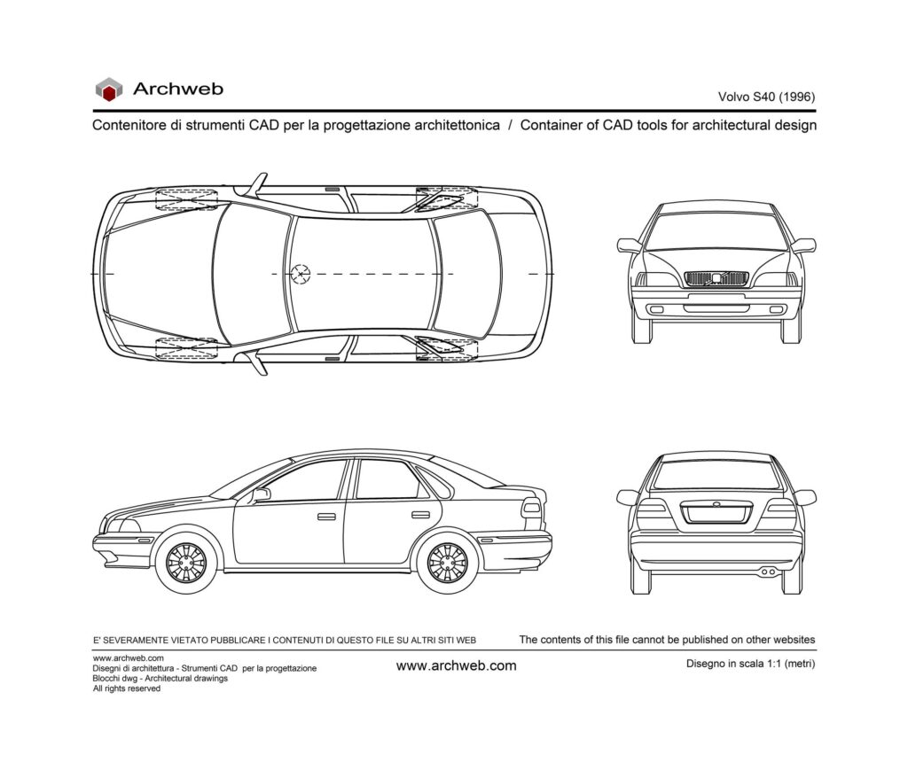 Volvo S40 1996 dwg