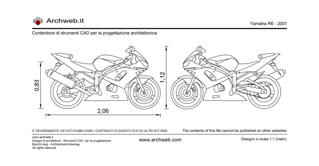 Yamaha R6 dwg