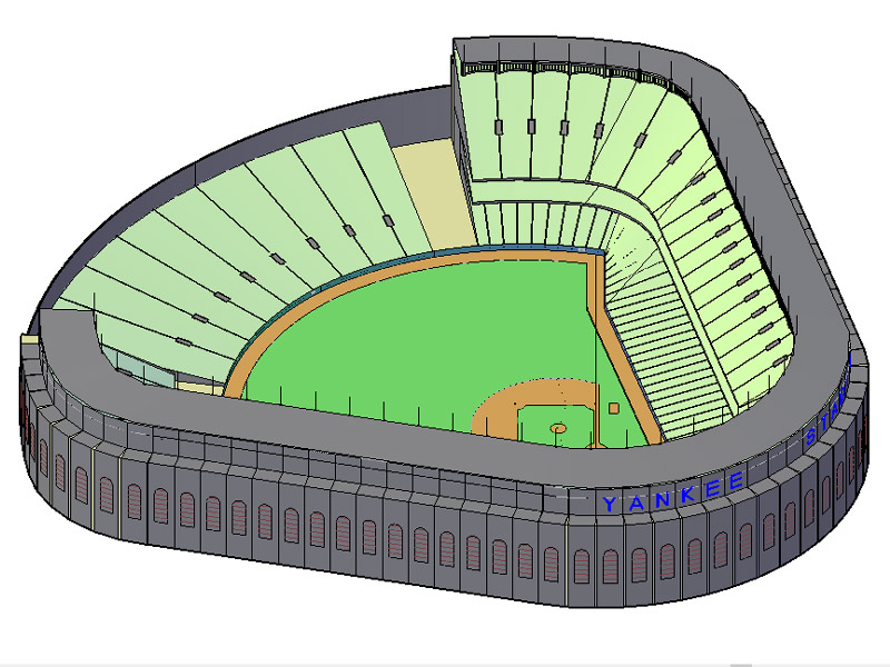 Yankee stadium 3D model