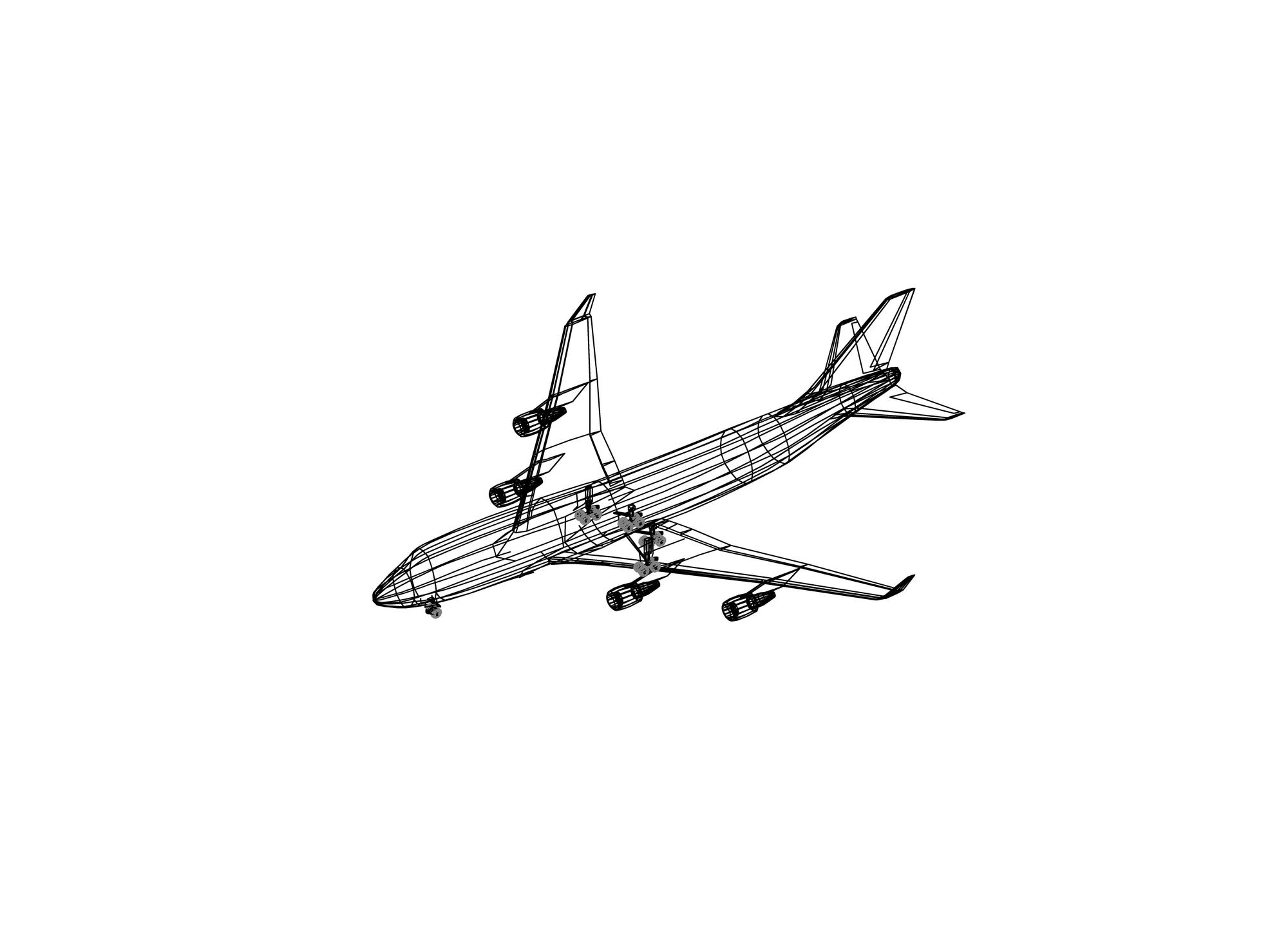 Airplane 8 3D dwg