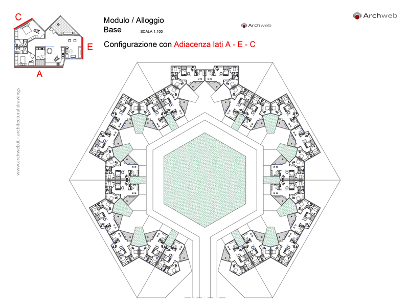 Aggregazioni residenze 09 dwg