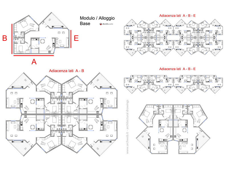 Aggregazioni residenze 06 dwg