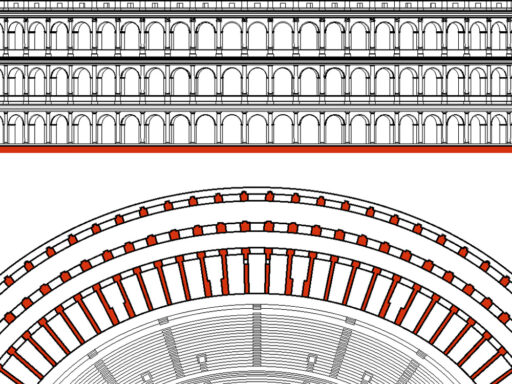 Roman architecture dwg