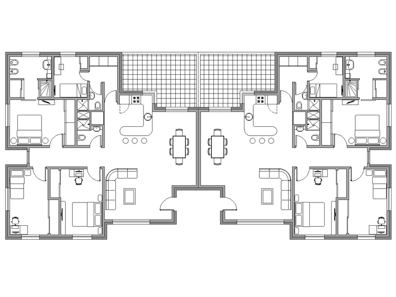 Two-family house 5 dwg