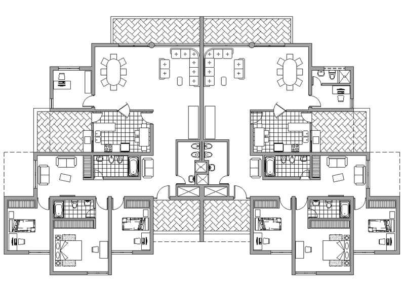 Two-family house 6 dwg
