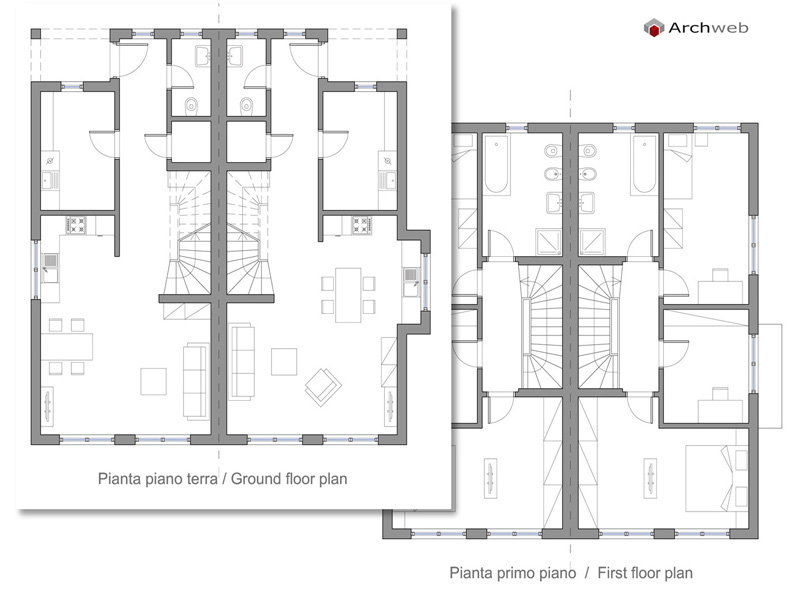 Two-family house 7 dwg