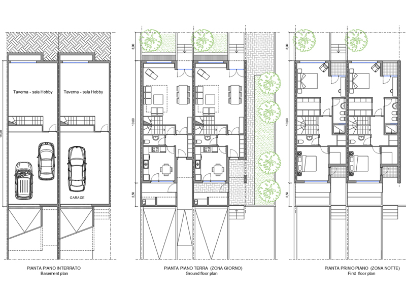 Row houses 4 dwg