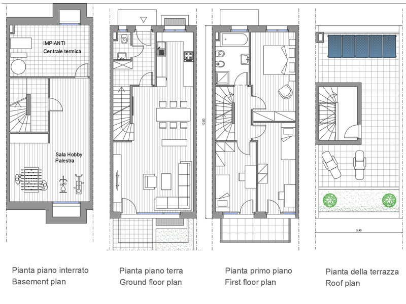 Row house 6 dwg