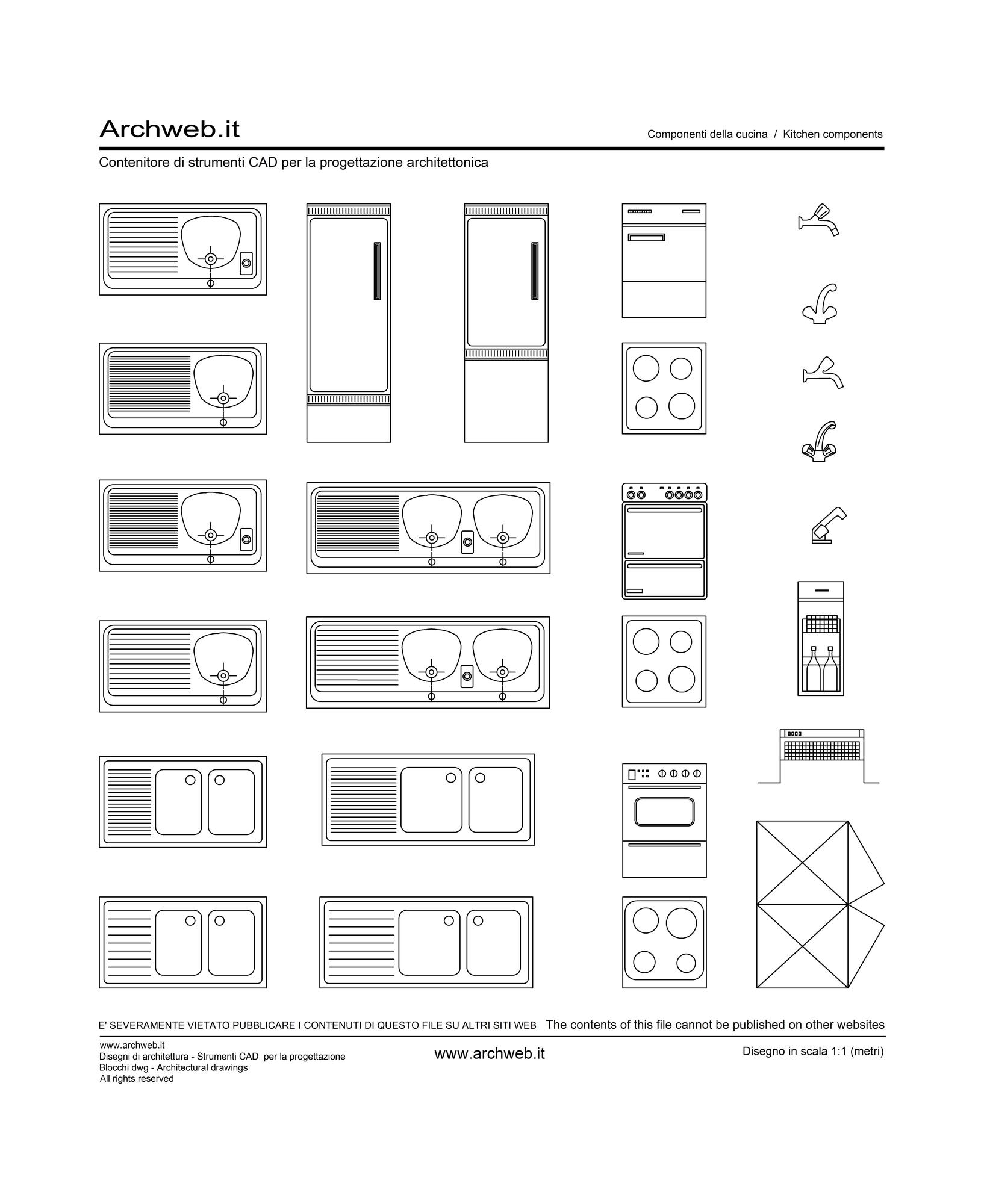 Kitchen components 2 dwg.