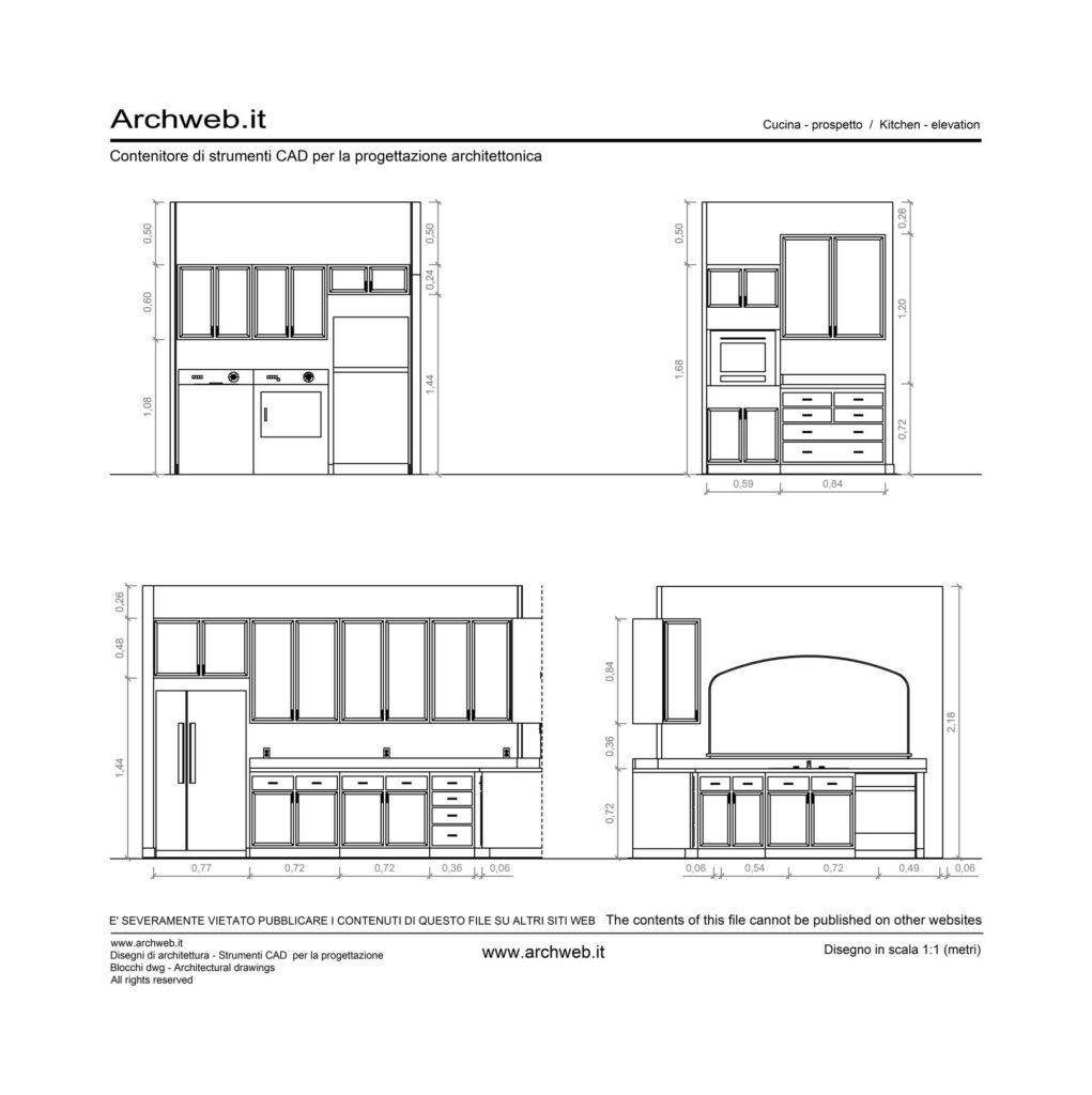 Cucina prospetto 2 dwg