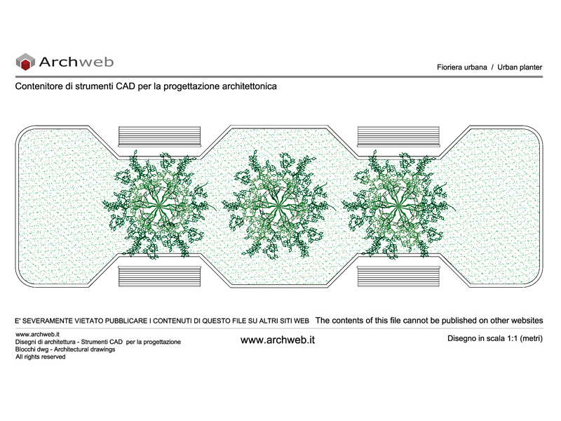 Fioriera urbana 2 dwg