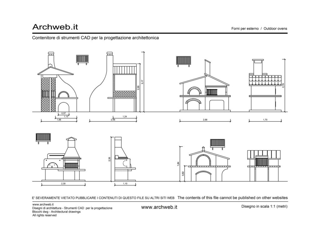 Forni per esterno 02 dwg