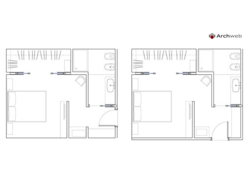Camera da letto e bagno 05 dwg