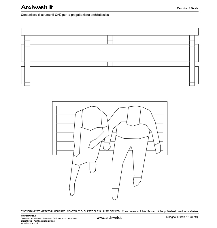 Panchina 01 dwg