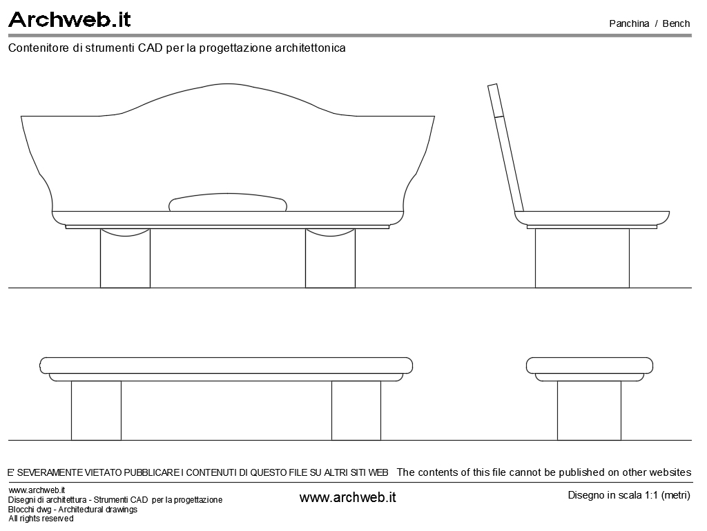 Panchina 02 dwg