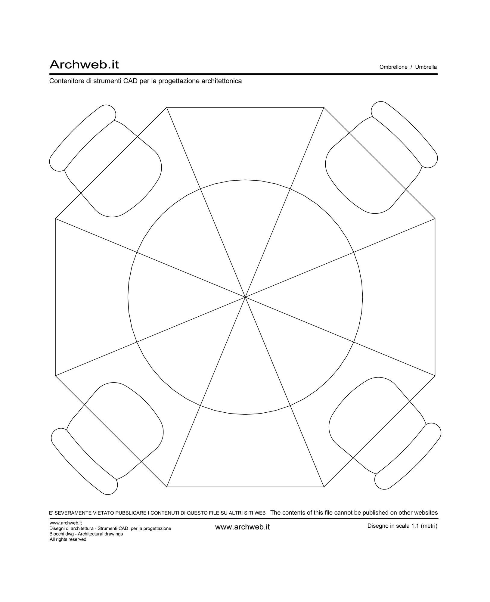 Pianta ombrellone 01 dwg