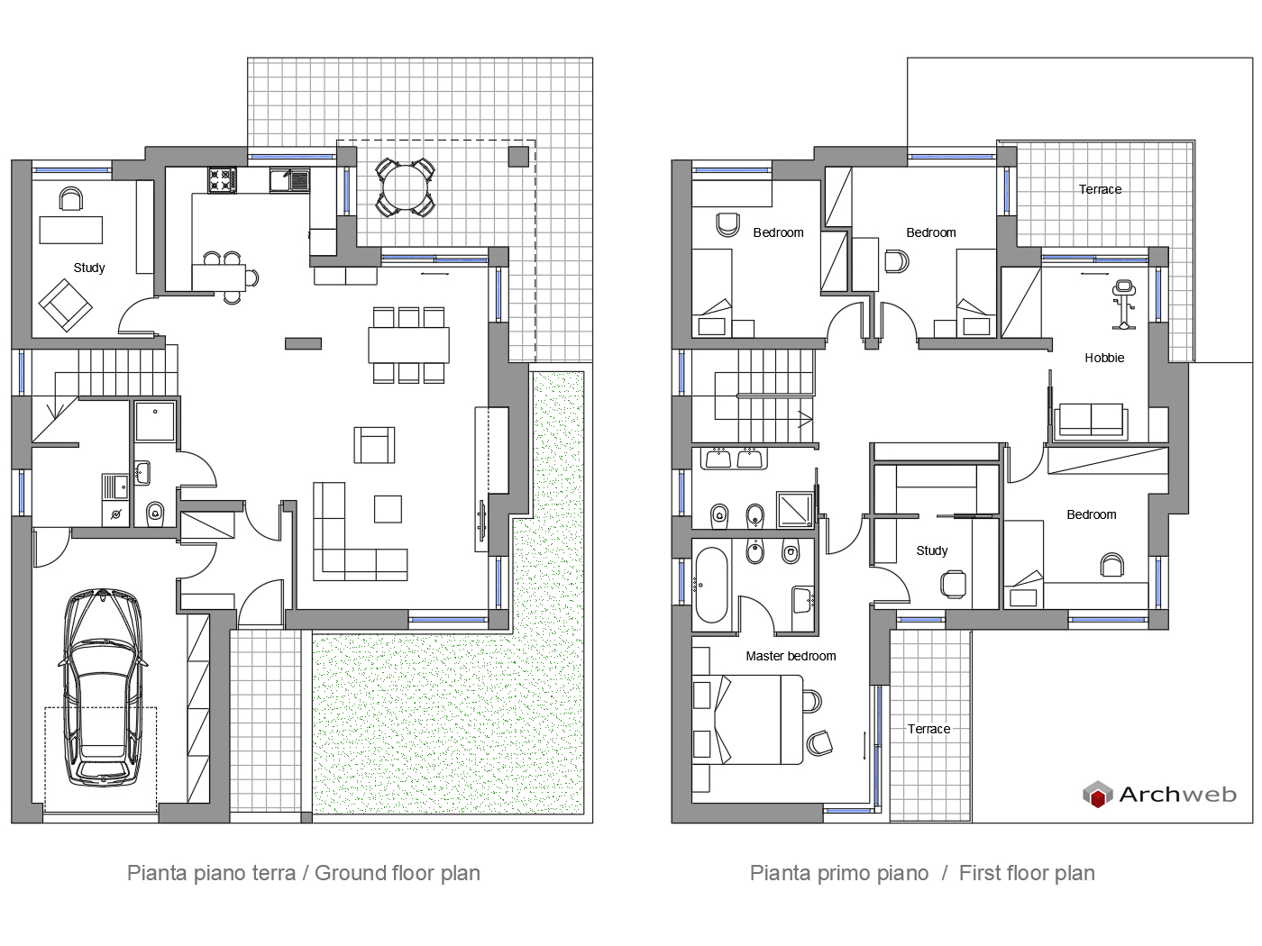 Plan villa 05 dwg