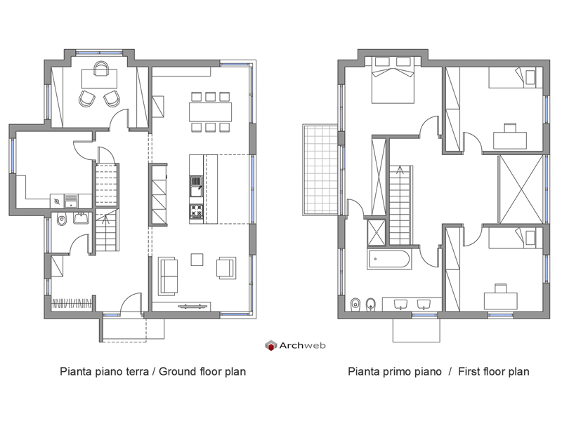 Single-family house-scheme - 4 dwg